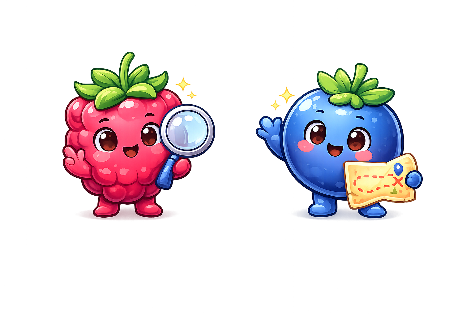 Raspberry mascots